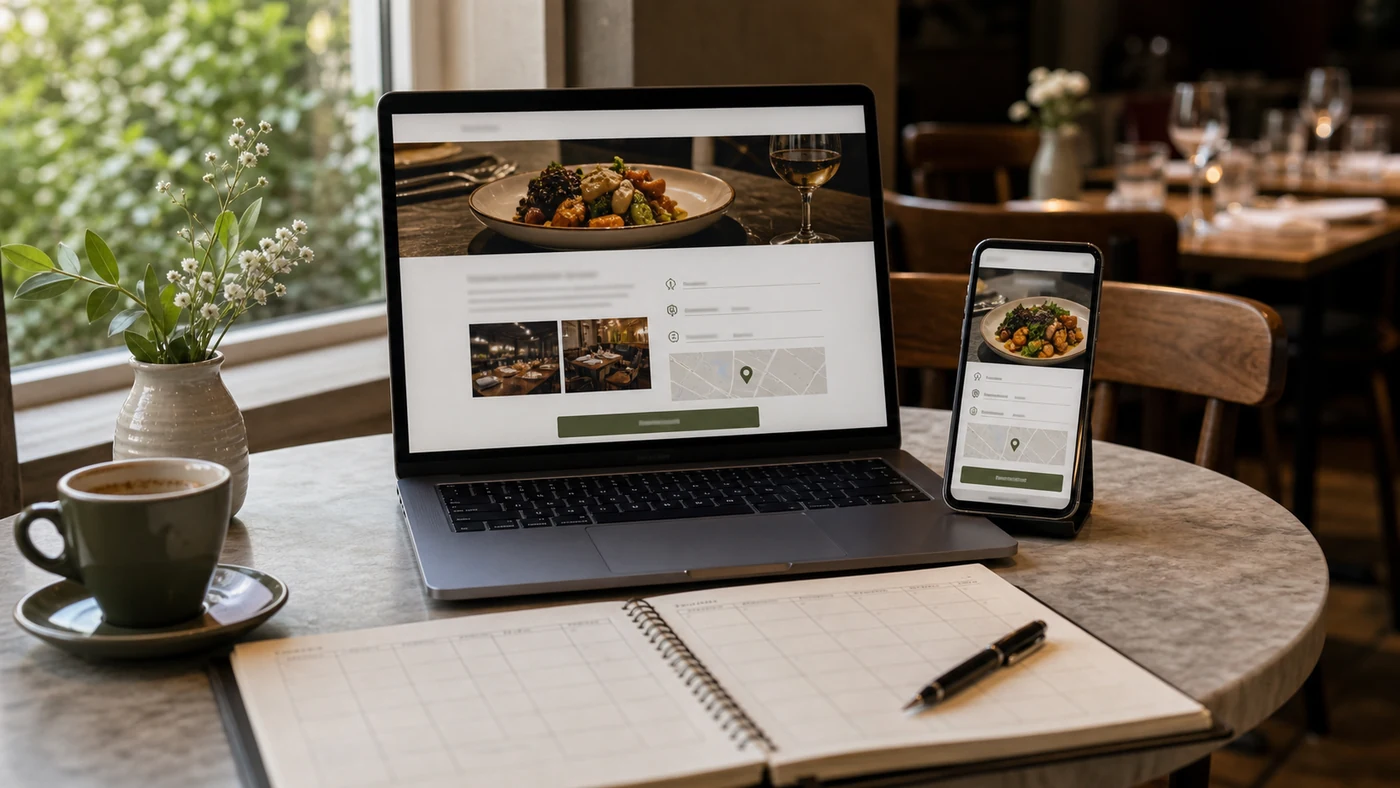 Warum Restaurant-Websites Besuche bekommen, aber keine Gäste